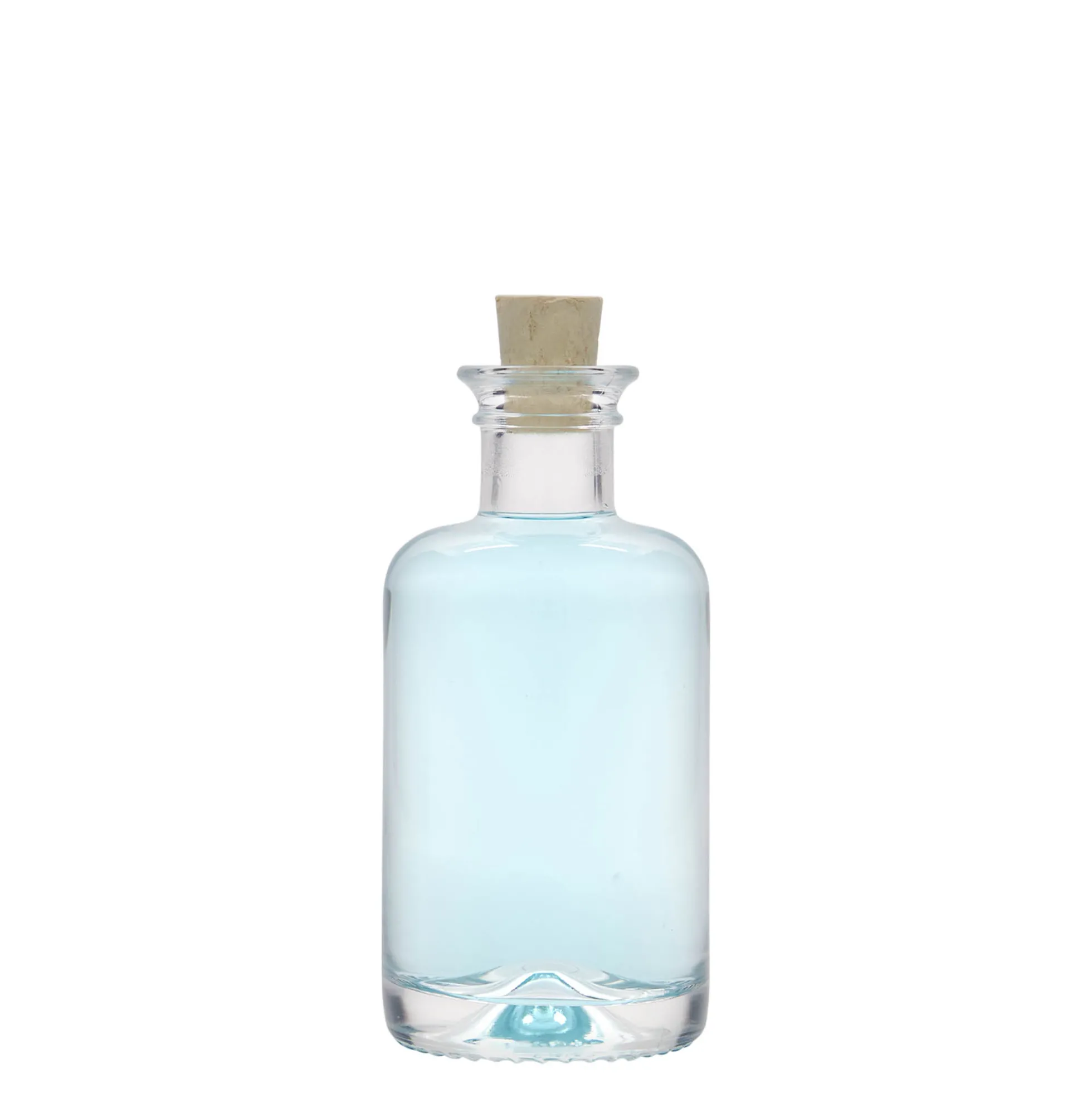 Bottiglia di vetro da 100 ml, bocca: tappo di sughero