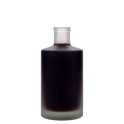 Bottiglia di vetro da 500 ml 'Caroline', ghiacciata, bocca: sughero