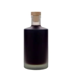 Bottiglia di vetro da 500 ml 'Caroline', ghiacciata, bocca: sughero