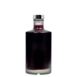 Bottiglia di vetro da 500 ml 'Caroline', ghiacciata, bocca: GPI 33