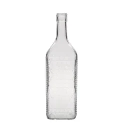 Bottiglia di vetro da 700 ml 'Caruso', rettangolare, bocca: PP 31,5