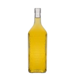 Bottiglia di vetro da 700 ml 'Caruso', rettangolare, bocca: PP 31,5
