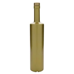 Bottiglia di vetro da 700 ml 'Centurio', oro, bocca: sughero