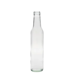 Bottiglia di vetro da 250 ml 'Cilindrica', bocca: PP 28