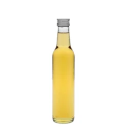 Bottiglia di vetro da 250 ml 'Cilindrica', bocca: PP 28