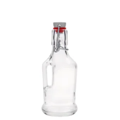 Bottiglia di vetro da 200 ml 'Classica', bocca: chiusura a leva