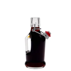 Bottiglia di vetro da 200 ml 'Classica', bocca: chiusura a leva