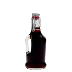 Bottiglia di vetro da 200 ml 'Classica', bocca: chiusura a leva