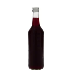 Bottiglia di vetro da 500 ml, collo dritto, bocca: PP 28