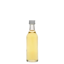 Bottiglia di vetro da 50 ml con collo dritto, bocca: PP 18
