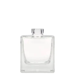 Bottiglia di vetro da 200 ml 'Cube', quadrata, bocca: sughero