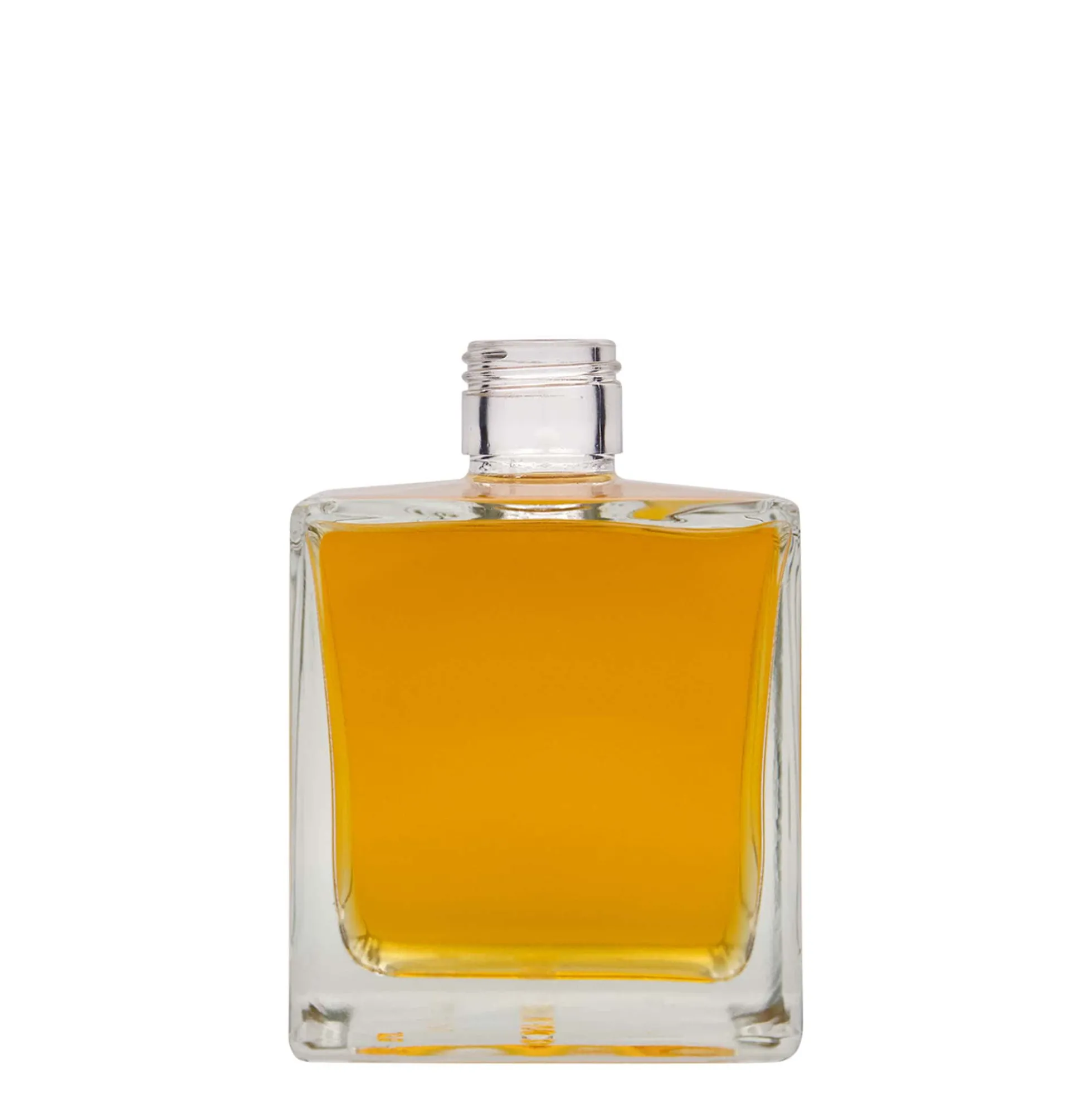 Bottiglia di vetro da 500 ml 'Cube', quadrata, bocca: PP 31,5