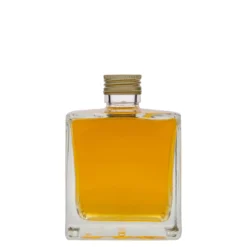 Bottiglia di vetro da 500 ml 'Cube', quadrata, bocca: PP 31,5