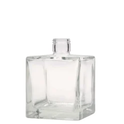Bottiglia di vetro da 500 ml 'Cube', quadrata, bocca: PP 31,5