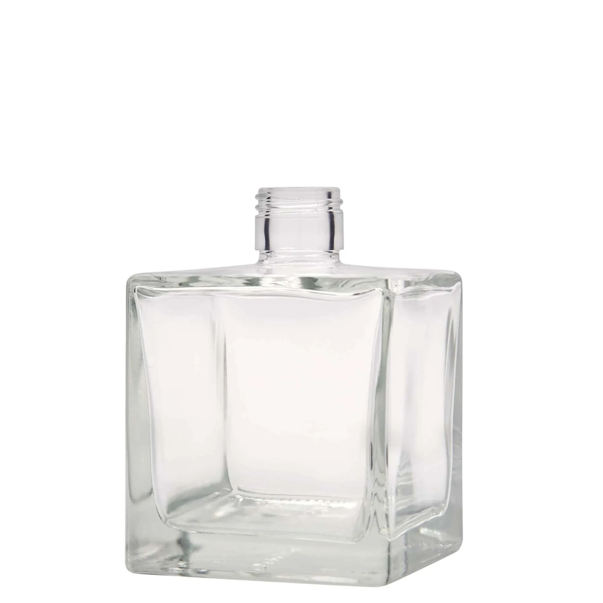 Bottiglia di vetro da 500 ml 'Cube', quadrata, bocca: PP 31,5