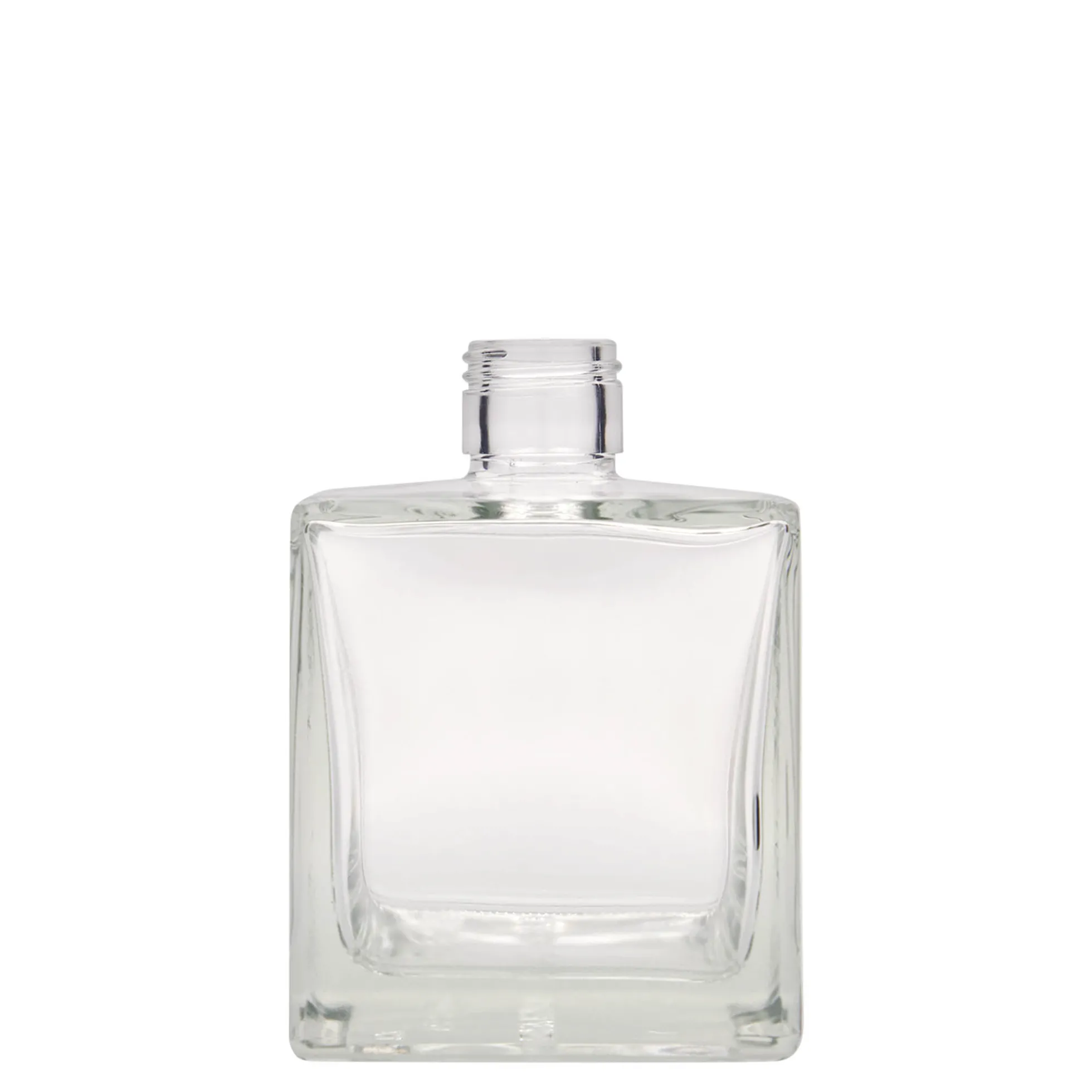 Bottiglia di vetro da 500 ml 'Cube', quadrata, bocca: PP 31,5