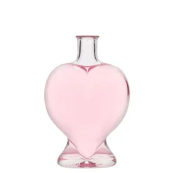 Bottiglia di vetro da 500 ml 'Cuore', bocca: sughero