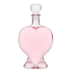 Bottiglia di vetro da 500 ml 'Cuore', bocca: sughero