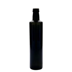 Bottiglia di vetro da 500 ml 'Dorica', verde antico, bocca: PP 31,5