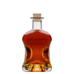 Bottiglia di vetro da 500 ml 'Dublin', quadrata, bocca: sughero