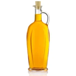 Bottiglia di vetro da 500 ml 'Eleganta', ovale, bocca: sughero
