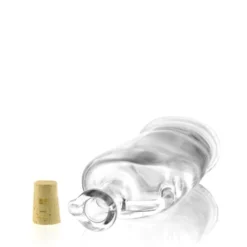 Bottiglia di vetro da 500 ml 'Eleganta', ovale, bocca: sughero