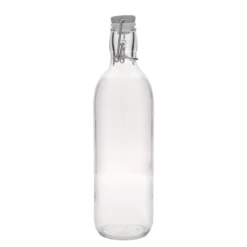 Bottiglia di vetro da 1.000 ml 'Emilia', bocca: chiusura a gancio