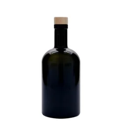 Bottiglia di vetro da 500 ml 'Farmacia', verde antico, bocca: sughero