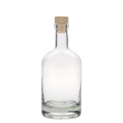 Bottiglia di vetro da 500 ml 'First Class', bocca: sughero