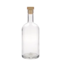Bottiglia di vetro da 700 ml 'Franco', bocca: tappo di sughero