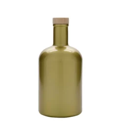 Bottiglia di vetro da 700 ml 'Gerardino', oro, bocca: sughero