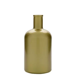 Bottiglia di vetro da 700 ml 'Gerardino', oro, bocca: sughero