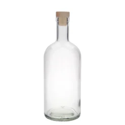 Bottiglia di vetro da 1000 ml 'Gerardino', bocca: sughero