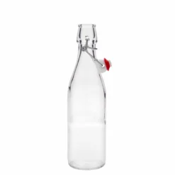 Bottiglia di vetro da 500 ml 'Giara', bocca: chiusura a leva
