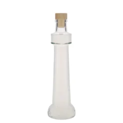 Bottiglia di vetro da 200 ml 'Leuchtturm', bocca: sughero