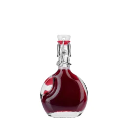 Bottiglia di vetro da 40 ml 'Lukas', ovale, bocca: chiusura a leva