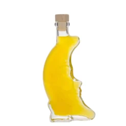 Bottiglia di vetro da 200 ml 'Luna', bocca: sughero