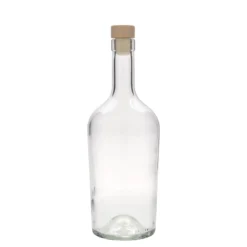 Bottiglia di vetro da 700 ml 'Margarethe', bocca: sughero