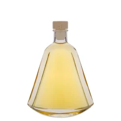 Bottiglia di vetro da 200 ml 'Maurizio', ovale, bocca: sughero