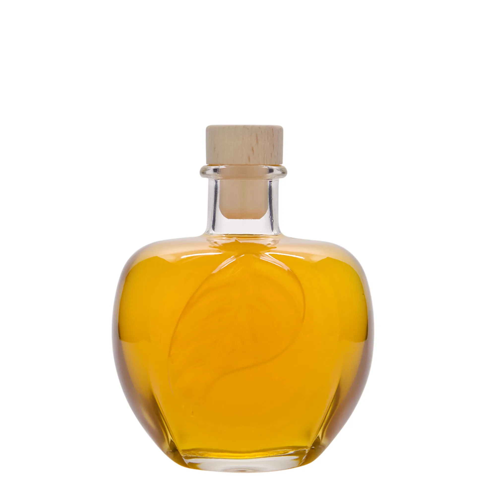 Bottiglia di vetro da 350 ml 'Mela', bocca: sughero