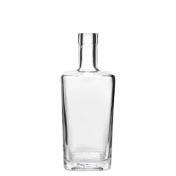 Bottiglia di vetro da 500 ml 'Noel', quadrata, bocca: sughero
