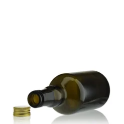 Bottiglia di vetro da 500 ml 'Olona', verde antico, bocca: PP 31,5