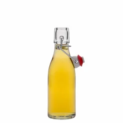 Bottiglia di vetro da 200 ml 'Paul', bocca: chiusura a leva