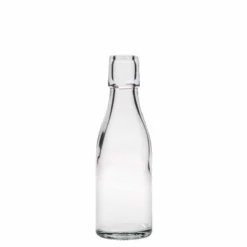Bottiglia di vetro da 200 ml 'Paul', bocca: chiusura a leva