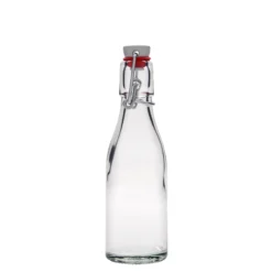 Bottiglia di vetro da 200 ml 'Paul', bocca: chiusura a leva