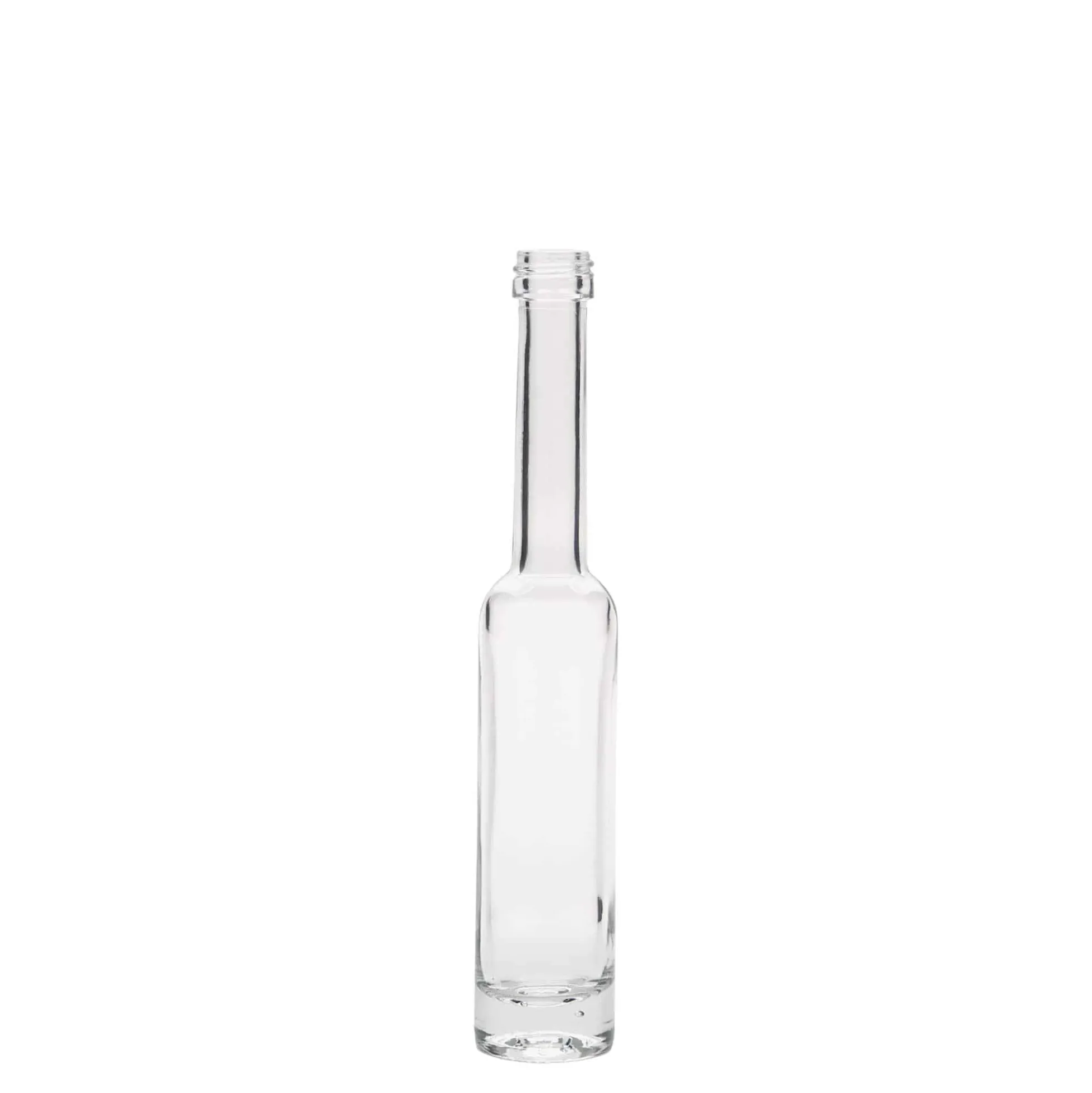 Bottiglia di vetro da 40 ml 'Platina', bocca: PP 18