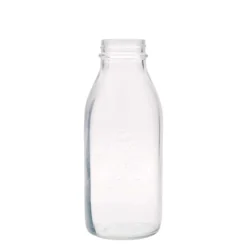 Bottiglia di vetro da 1.000 ml 'Quattro Stagioni', bocca: chiusura a vite