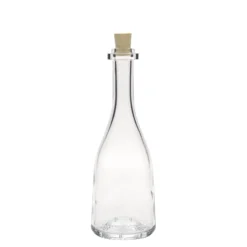 Bottiglia di vetro da 200 ml 'Rustica', bocca: sughero