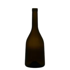 Bottiglia di vetro da 750 ml 'Rustica', verde antico, bocca: sughero
