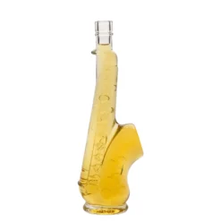 Bottiglia di vetro da 500 ml 'Sassofono', bocca: sughero